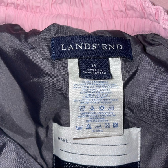 Lands End Pink Snow Pants - Picture 3 of 5